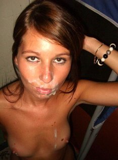 Выебал и угостил дамочку спермой